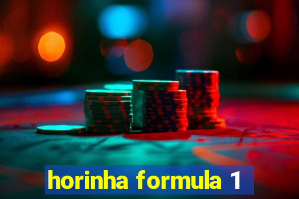 horinha formula 1