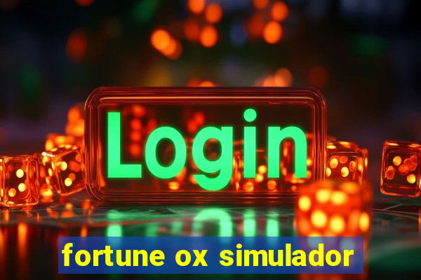 fortune ox simulador