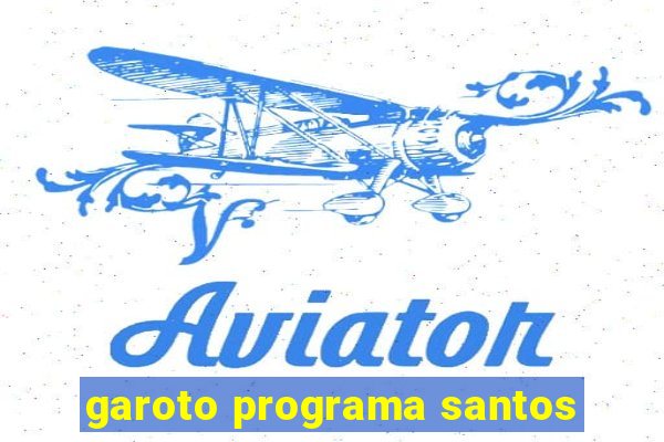 garoto programa santos