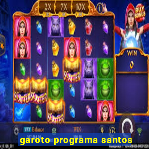 garoto programa santos