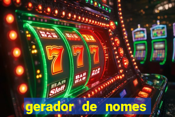 gerador de nomes para jogos