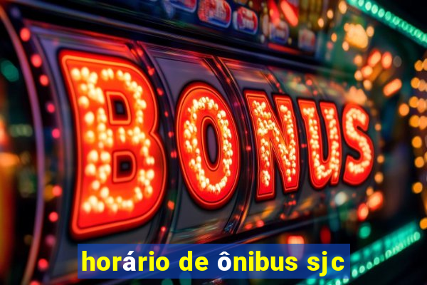 horário de ônibus sjc