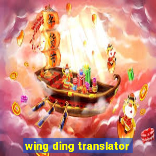 wing ding translator