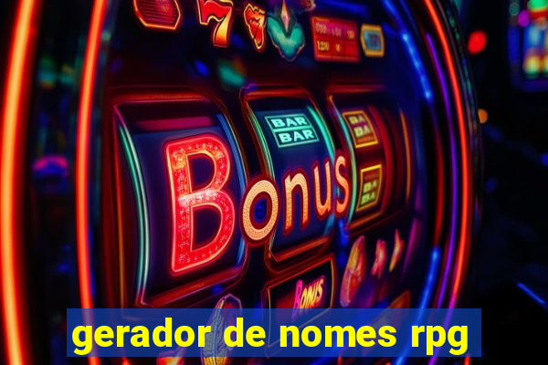 gerador de nomes rpg