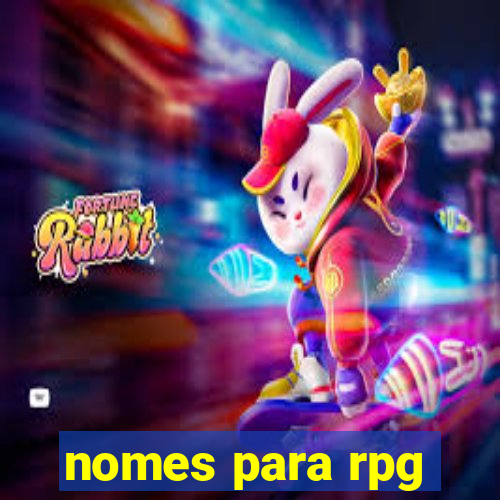 nomes para rpg