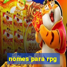 nomes para rpg