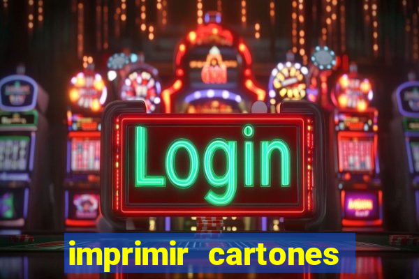 imprimir cartones de bingo