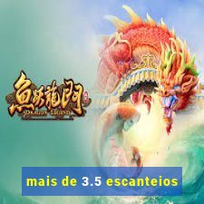 mais de 3.5 escanteios