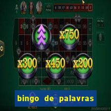 bingo de palavras de natal