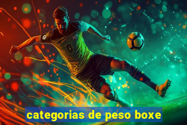 categorias de peso boxe