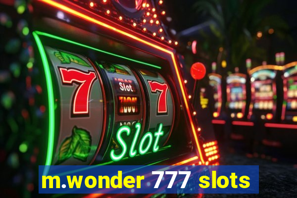 m.wonder 777 slots