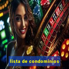 lista de condominios