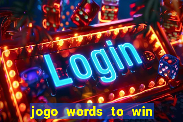 jogo words to win paga mesmo