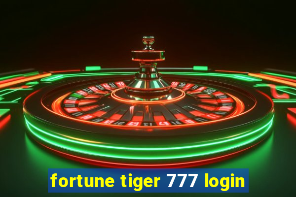 fortune tiger 777 login