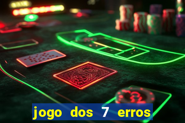 jogo dos 7 erros para manipuladores de alimentos