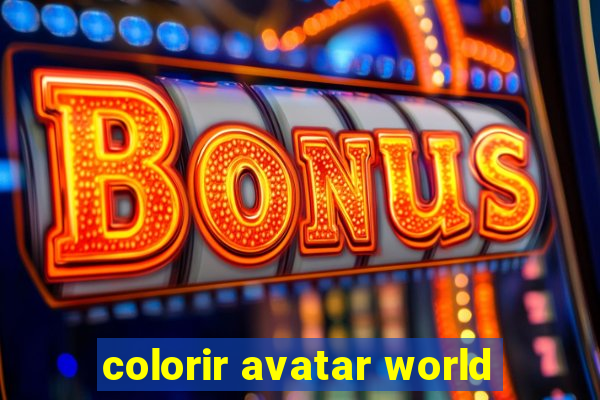 colorir avatar world