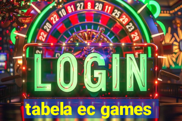 tabela ec games