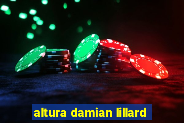 altura damian lillard