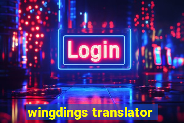 wingdings translator