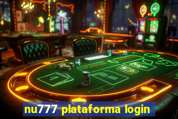 nu777 plataforma login