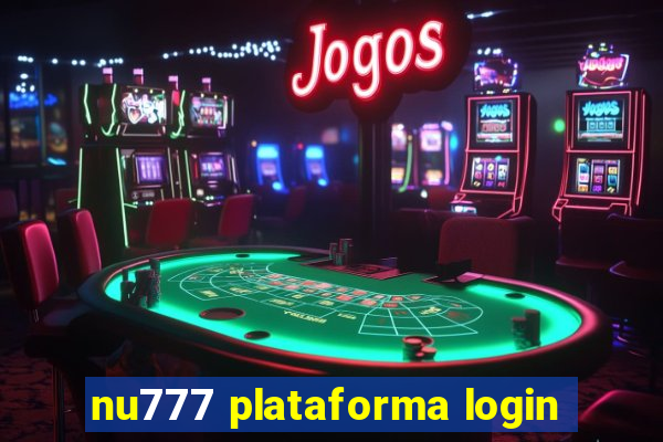 nu777 plataforma login