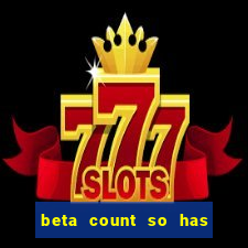 beta count so has changed pt br