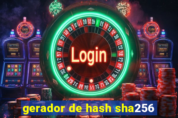 gerador de hash sha256