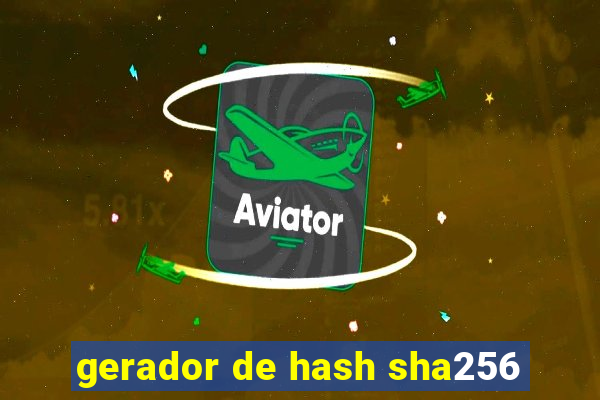 gerador de hash sha256