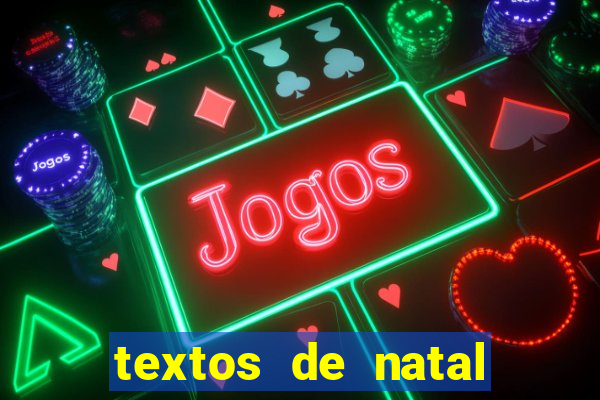 textos de natal para leitura