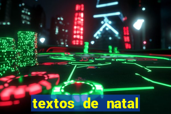 textos de natal para leitura