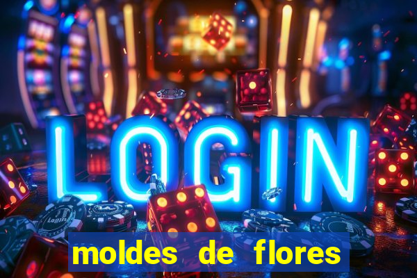 moldes de flores gigantes para imprimir