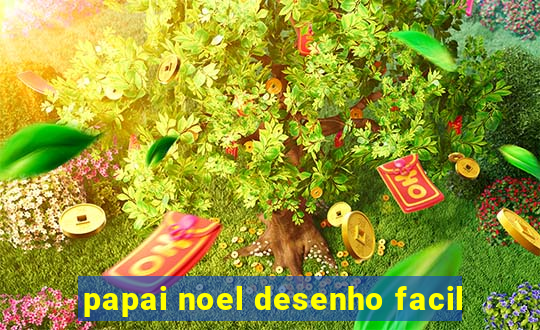 papai noel desenho facil