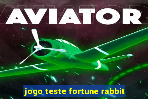 jogo teste fortune rabbit