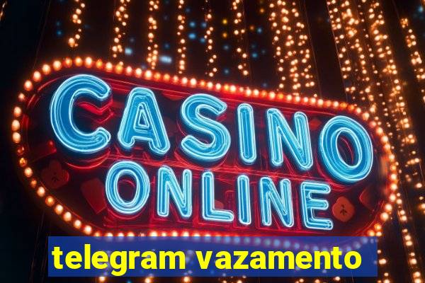 telegram vazamento