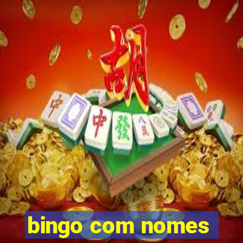 bingo com nomes