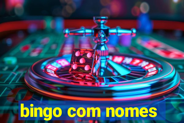 bingo com nomes