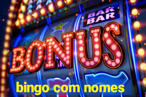 bingo com nomes