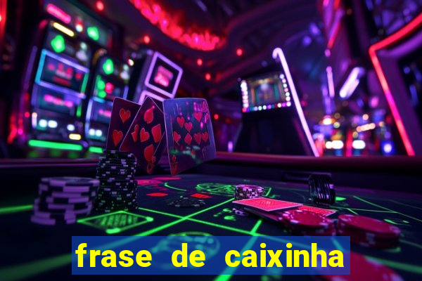 frase de caixinha de natal