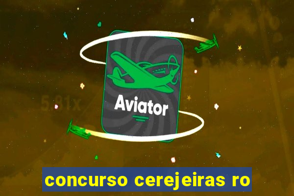 concurso cerejeiras ro