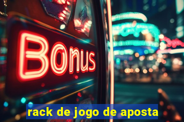 rack de jogo de aposta