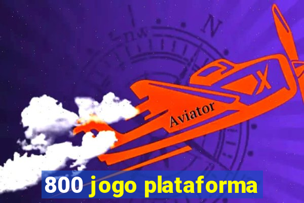 800 jogo plataforma