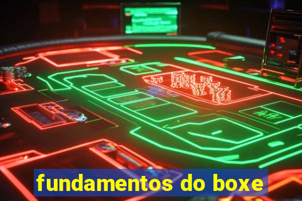 fundamentos do boxe