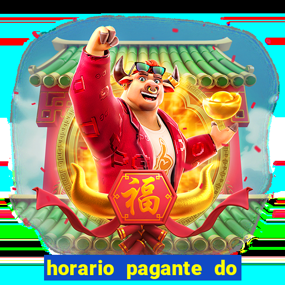 horario pagante do fortune tiger