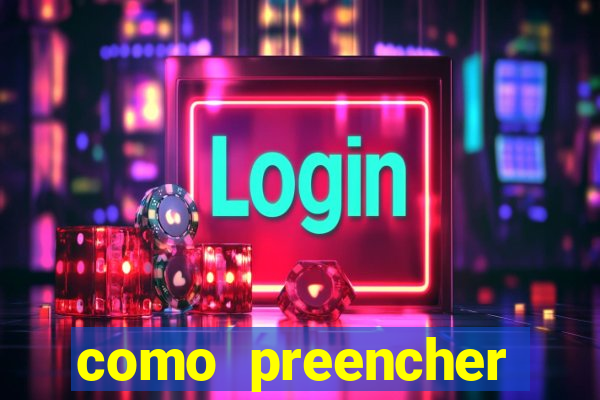 como preencher recibo de pagamento