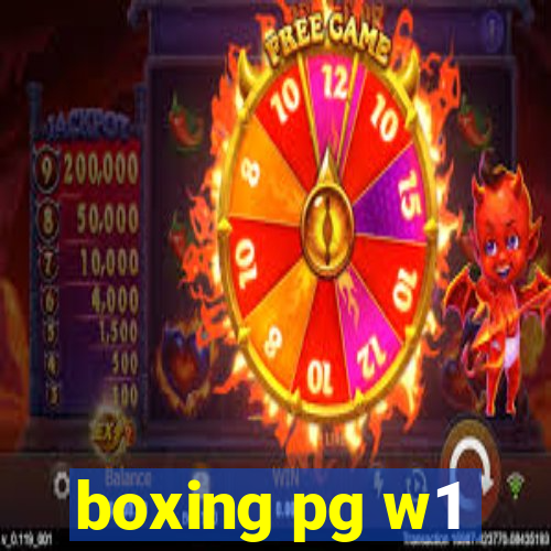 boxing pg w1