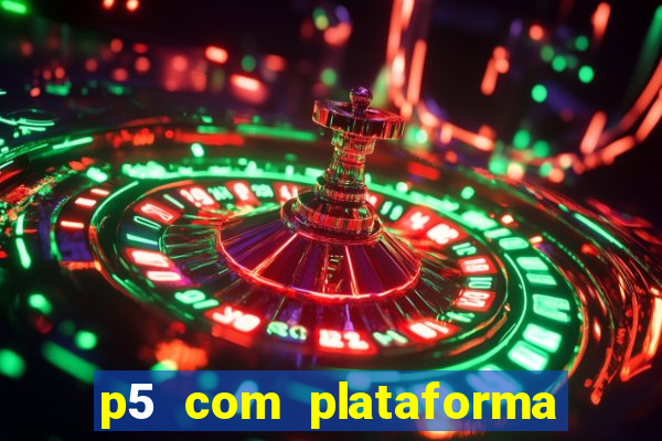 p5 com plataforma de jogos