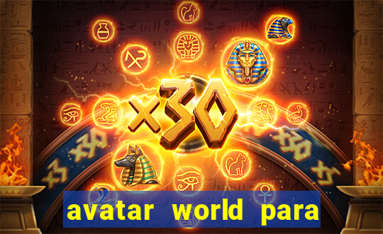 avatar world para imprimir e colorir