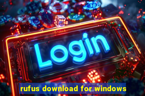 rufus download for windows