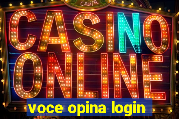 voce opina login