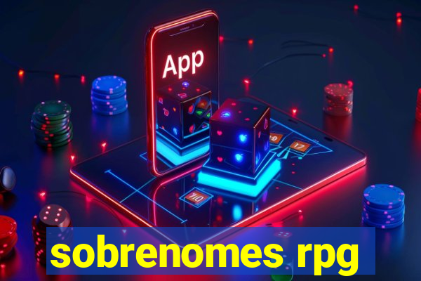 sobrenomes rpg